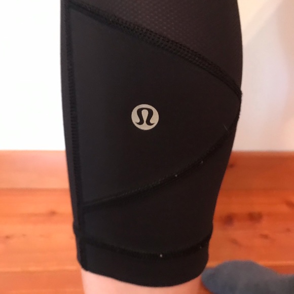 Black cropped pace rival leggings - Picture 2 of 6